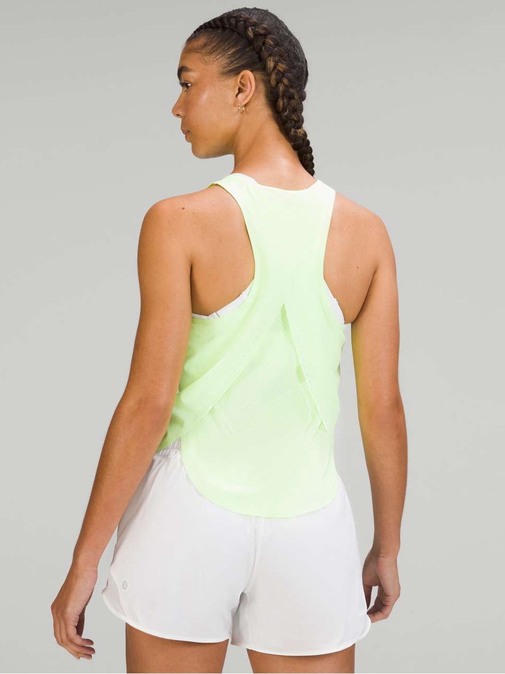 Lululemon - Swift Ventilated Racerback Running Tank Top - Faded Zap - Size 4